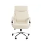 Кресло руководителя Chairman 794 Россия хром экокожа светло-бежевая. Фото товара с разных ракурсов.