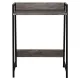 Стол на металлокаркасе BRABIX LOFT CD-003, 640х420х840 мм, цвет морёный дуб, 641215. Фото товара с разных ракурсов.