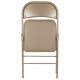 Стулья складные  "Golf Plus CF-003" КОМФОРТ, КОМПЛЕКТ 4шт., бежевый каркас, кожзам бежевый, 533033. Фото товара с разных ракурсов.