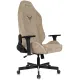 Кресло игровое Knight N1 Fabric бежевый Light-21 с подголов. крестов. металл. Фото товара с разных ракурсов.